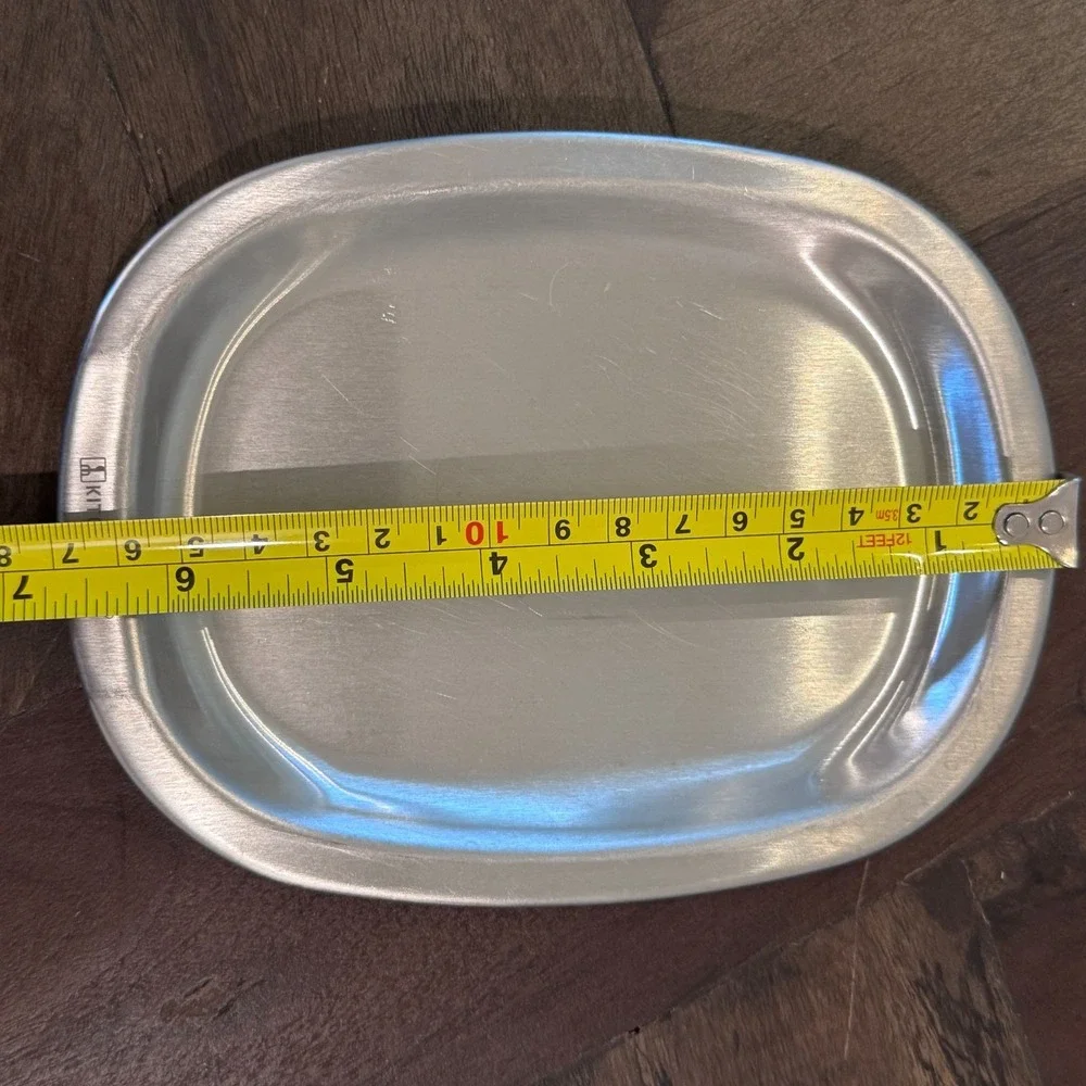 Kitchendao Stainless Spoon Rest Silicone Anti Slip Bottom‎ Pad Kitchen